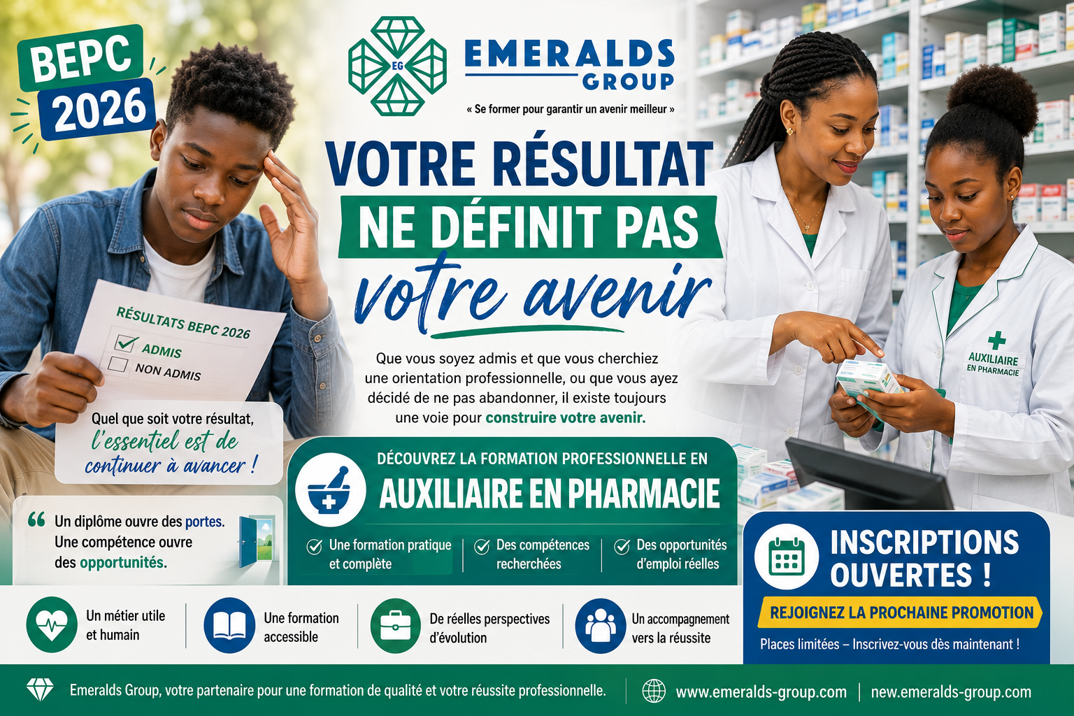 BEPC 2026 : Votre résultat ne définit pas votre avenir